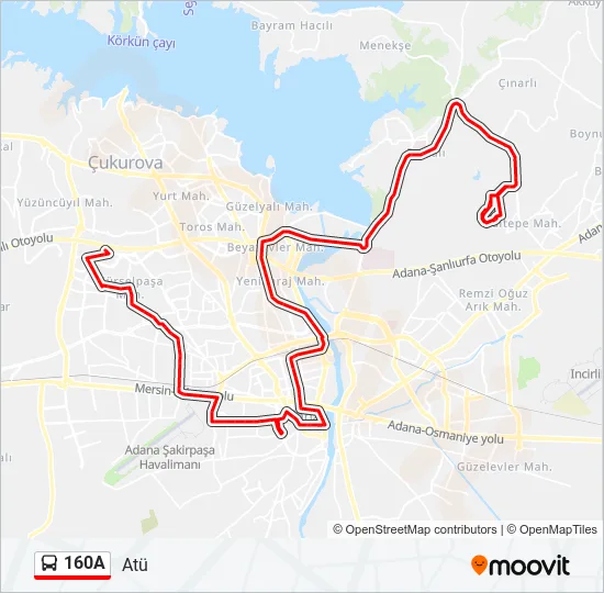 160A  Line Map