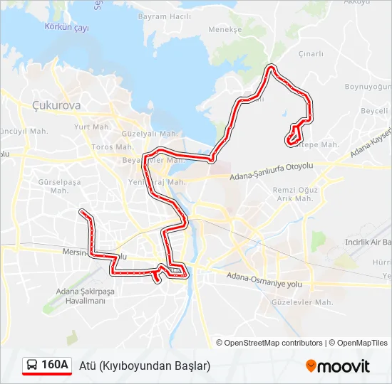 160A  Line Map
