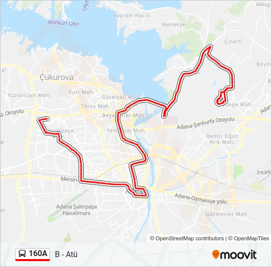 160A  Line Map