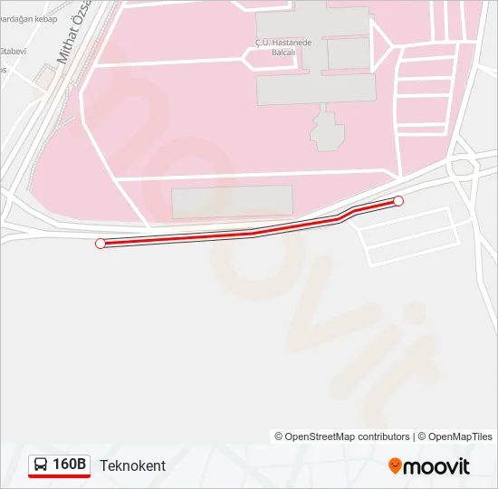 160B  Line Map