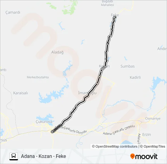 FEKE KOOP Bus Line Map