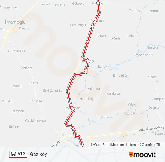 512  Line Map