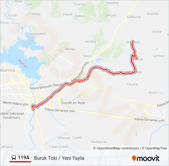 119A  Line Map