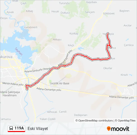 119A  Line Map