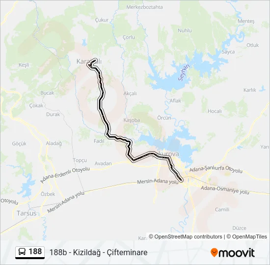 188 Bus Line Map