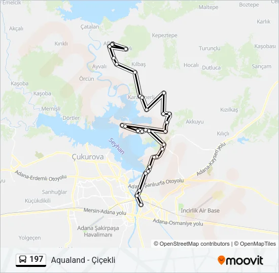 197 Bus Line Map
