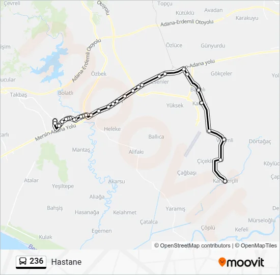 236 Route: Schedules, Stops & Maps - Hastane (Updated)
