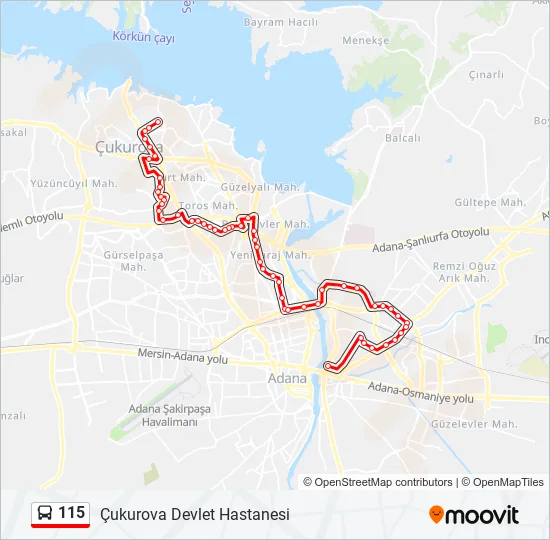 115  Line Map