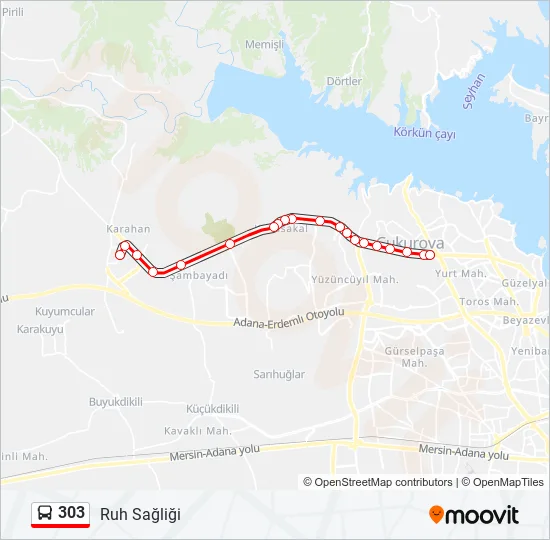 303  Line Map