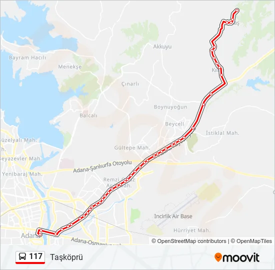 117  Line Map