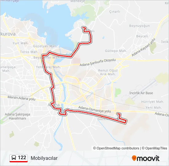122  Line Map