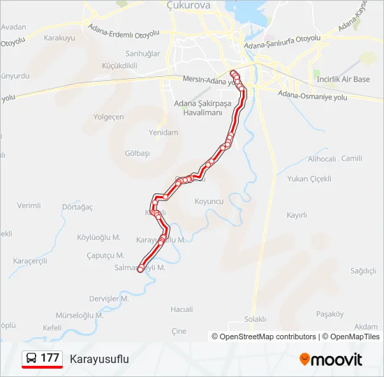 177  Line Map