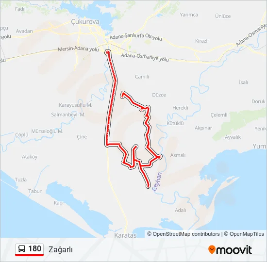 180  Line Map