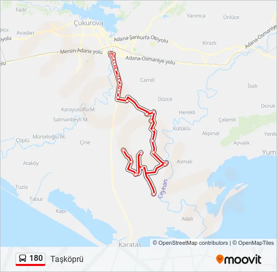 180  Line Map