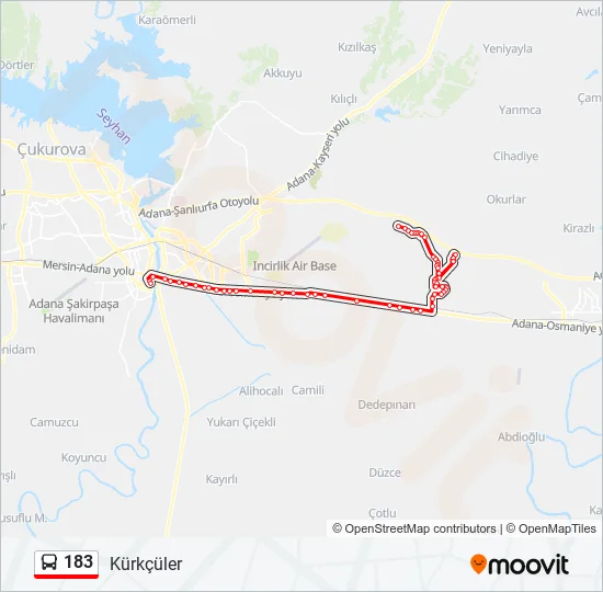 183  Line Map