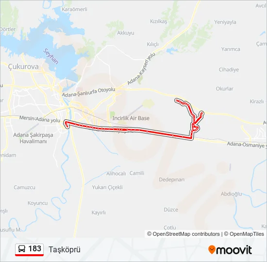 183  Line Map