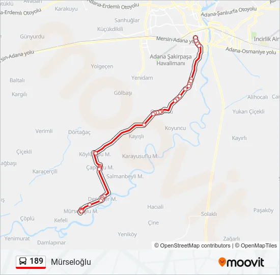 189  Line Map