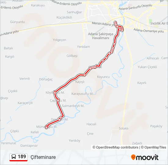 189  Line Map