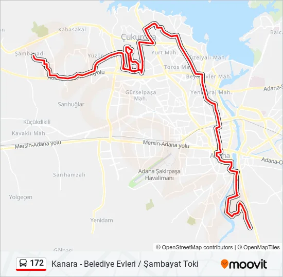 172  Line Map