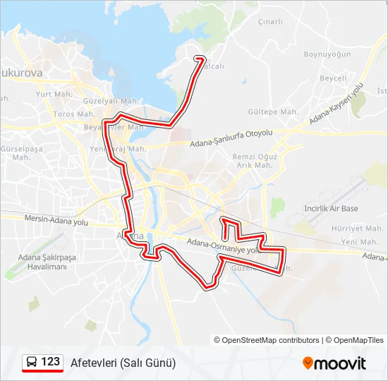 123  Line Map
