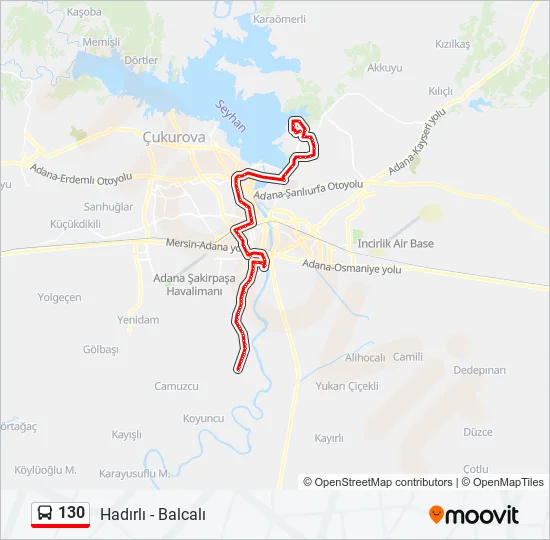 130  Line Map
