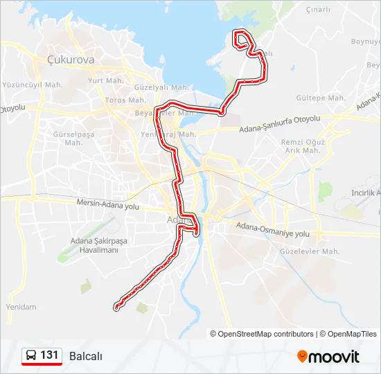 131  Line Map