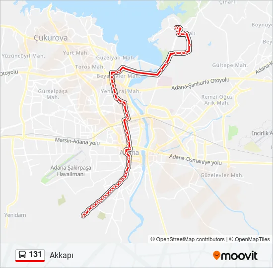 131  Line Map