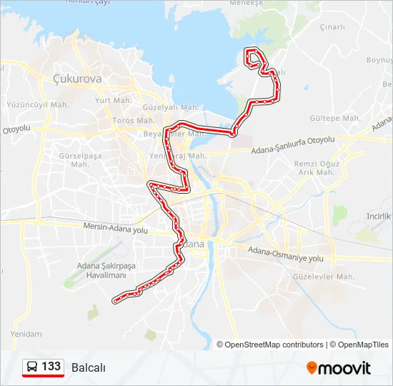 133  Line Map