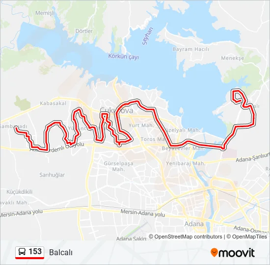 153  Line Map