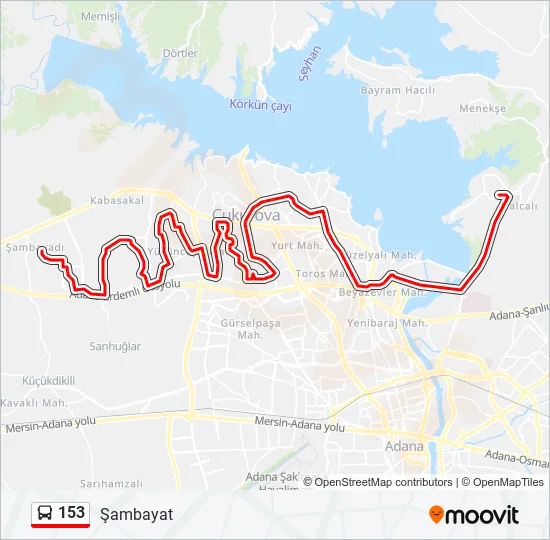 153  Line Map