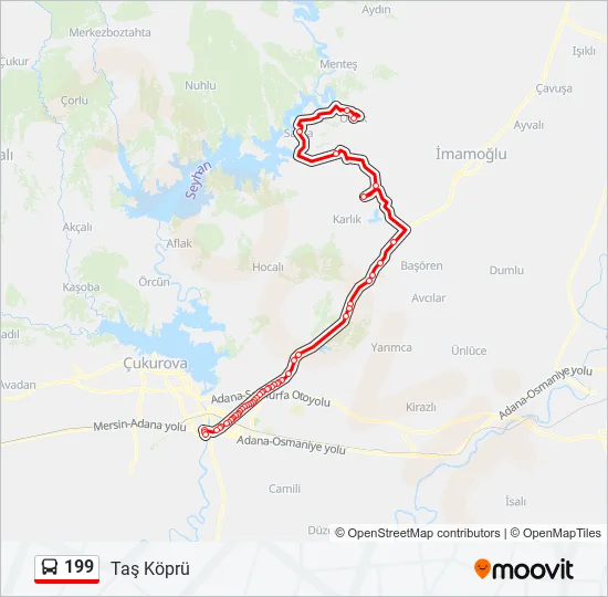 199  Line Map