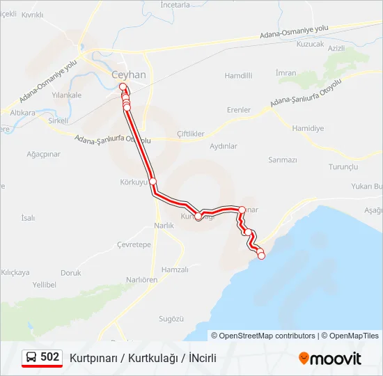 502  Line Map