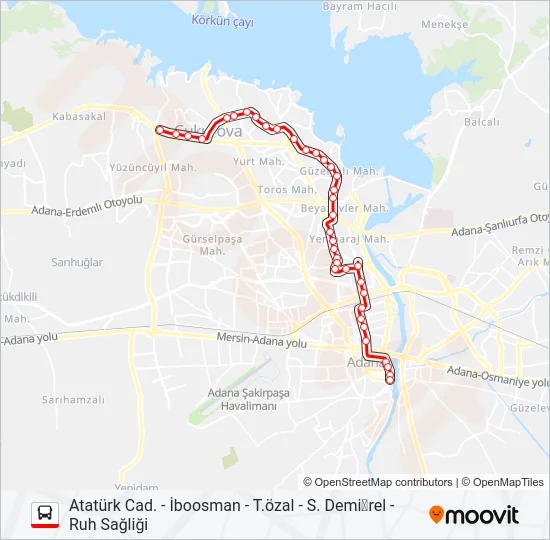 CEMALPAŞA 3 Bus Line Map