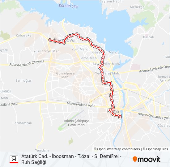 CEMALPAŞA 3 bus Line Map