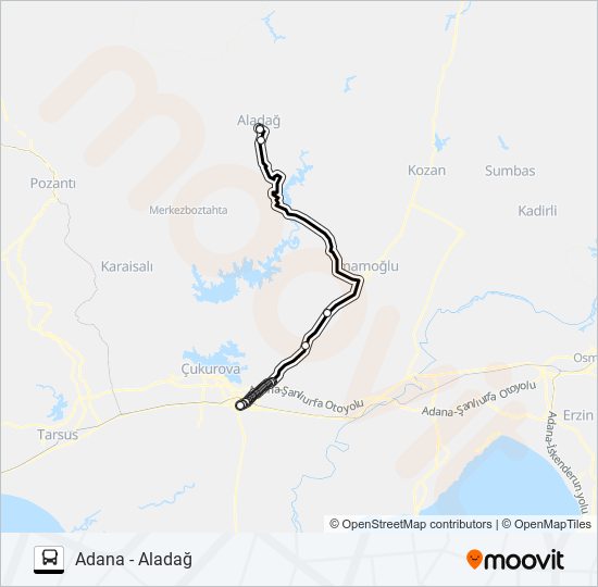 ALADAĞ KOOP bus Line Map