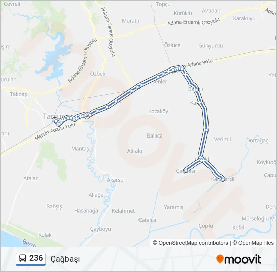 236 Bus Line Map