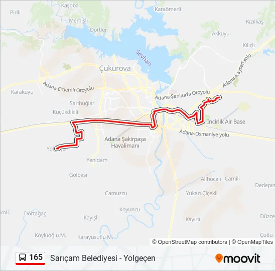 165  Line Map