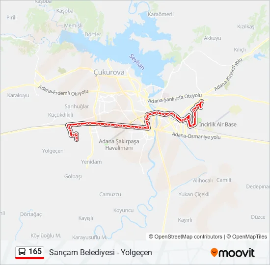 165  Line Map