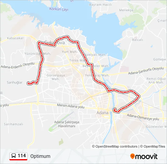 114  Line Map