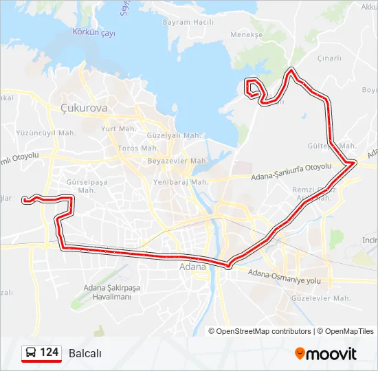 124  Line Map