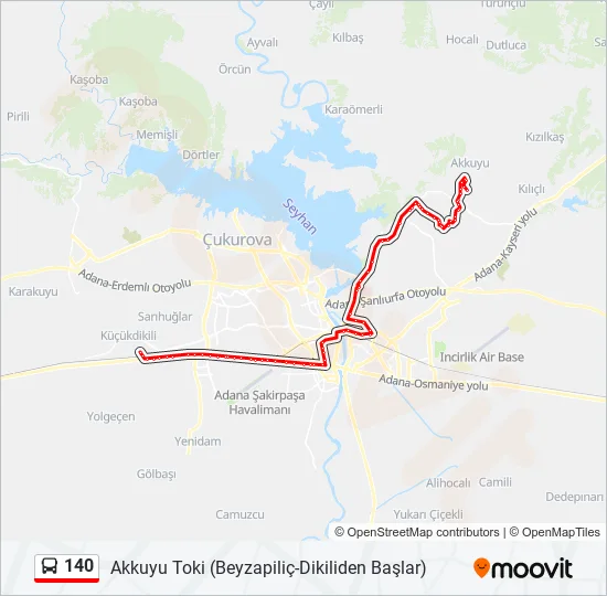 140  Line Map