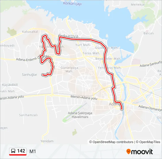142  Line Map