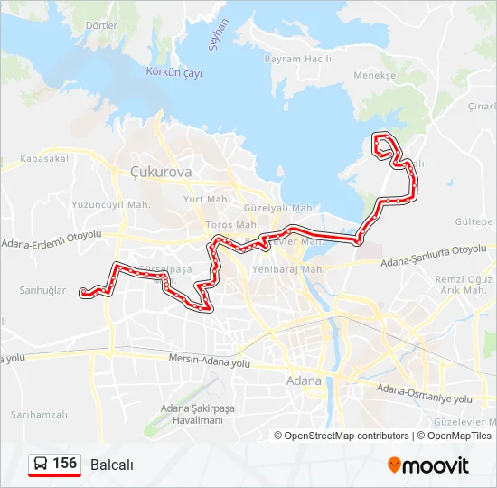 156  Line Map