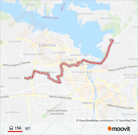 156  Line Map
