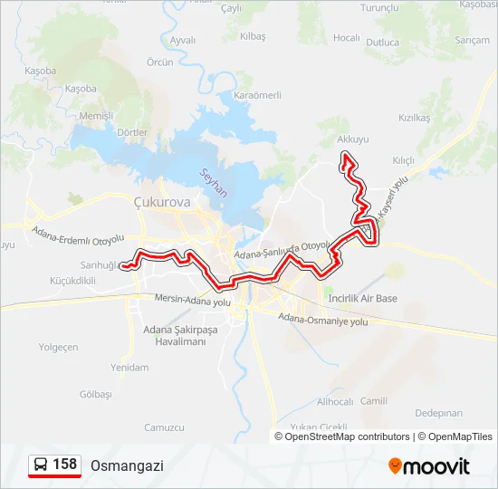 158  Line Map