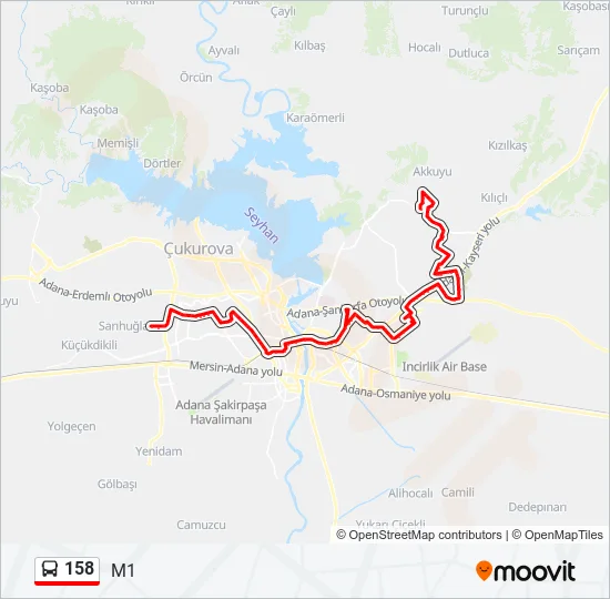 158  Line Map