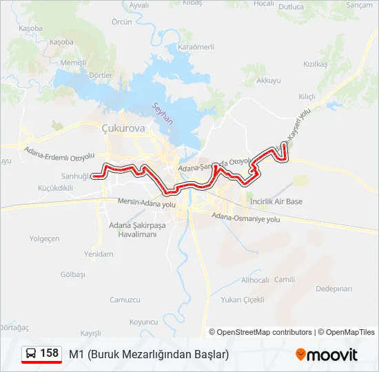 158  Line Map