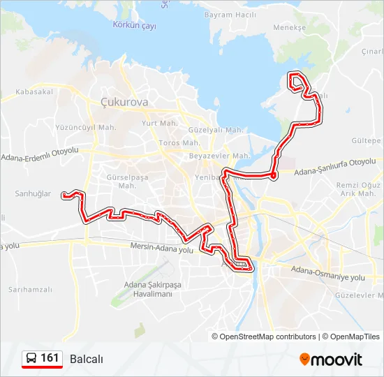 161  Line Map