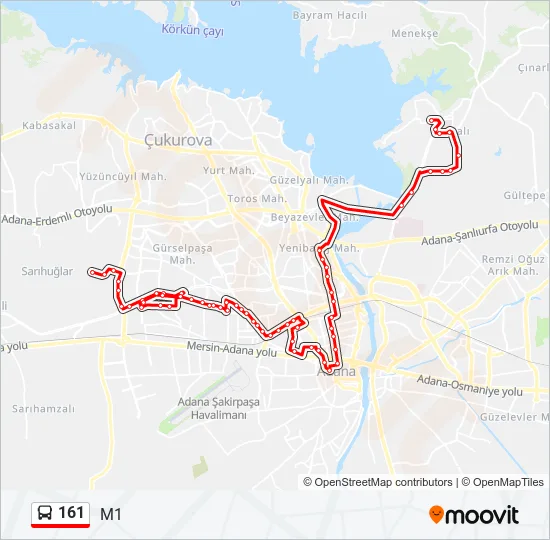 161  Line Map