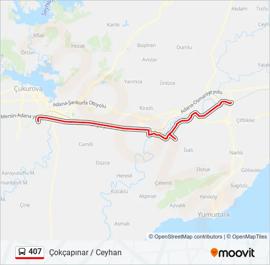 407  Line Map